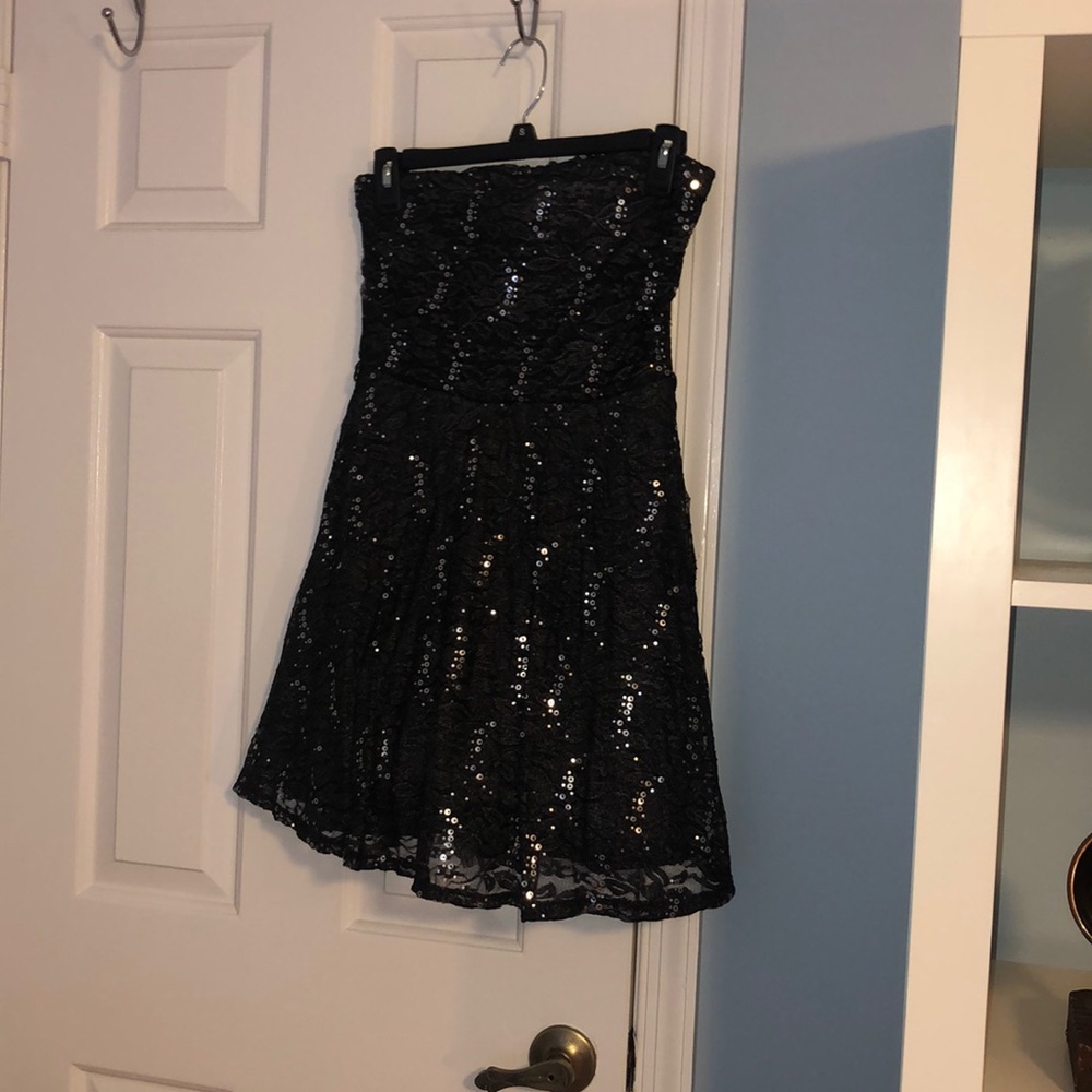 Sparkly Teen Strapless Dress
